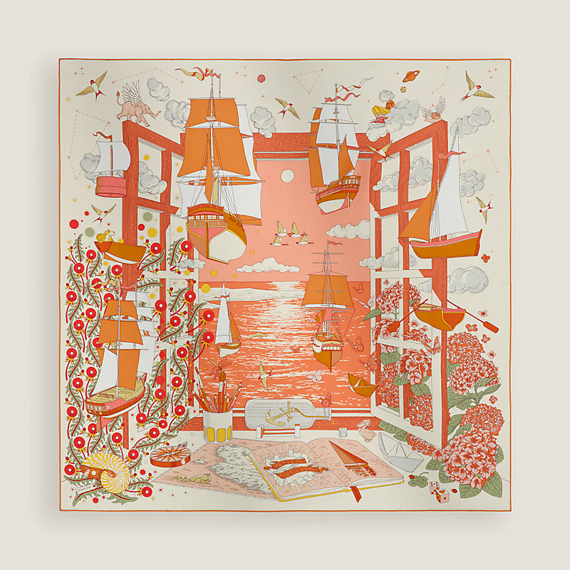 カレ 90 《エスプリの旅立ち》 | Hermès - エルメス-公式サイト